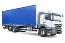 Car Hire Northampton - 26 Tonne Curtain Side Truck - Truck hire Northampton